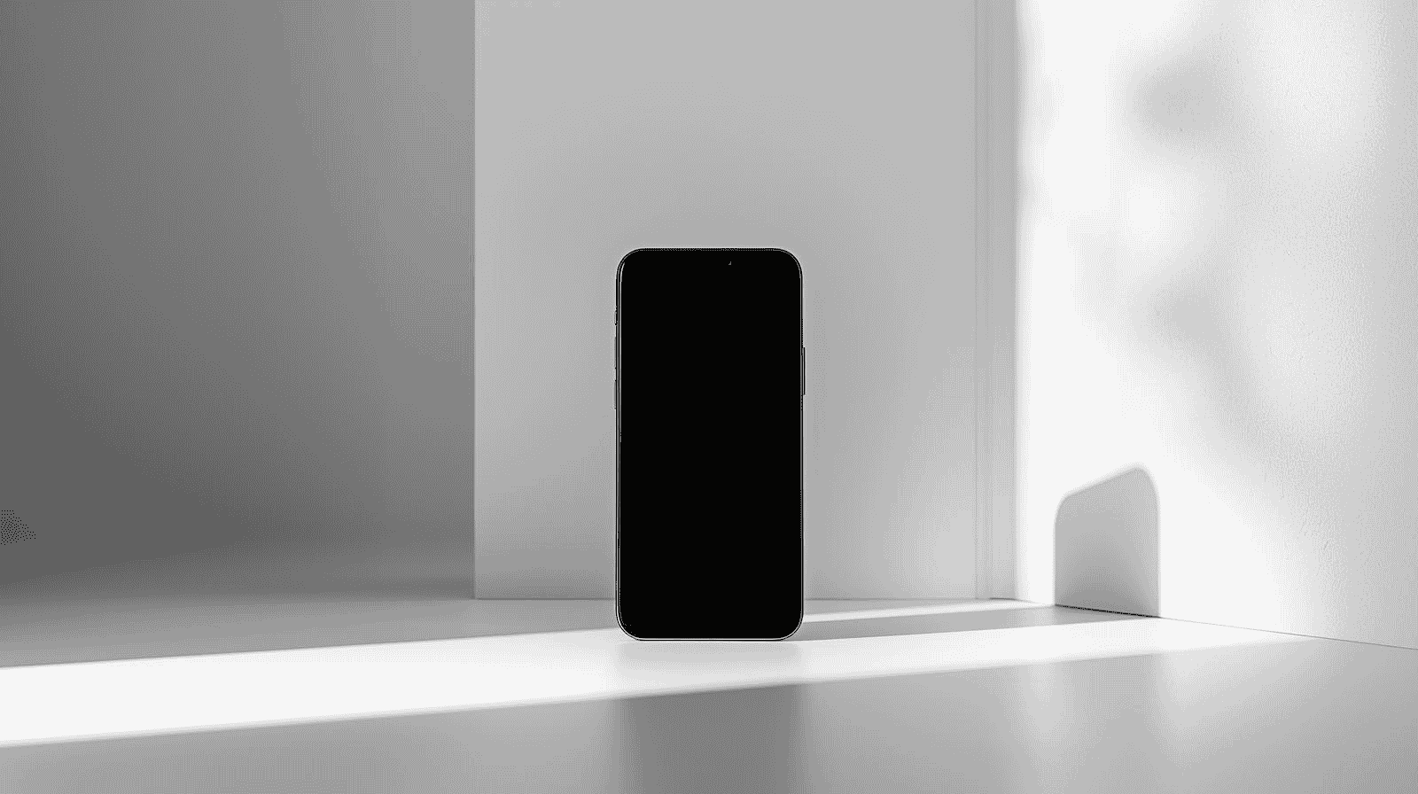 Cover image showing a black iPhone against a plain white background.